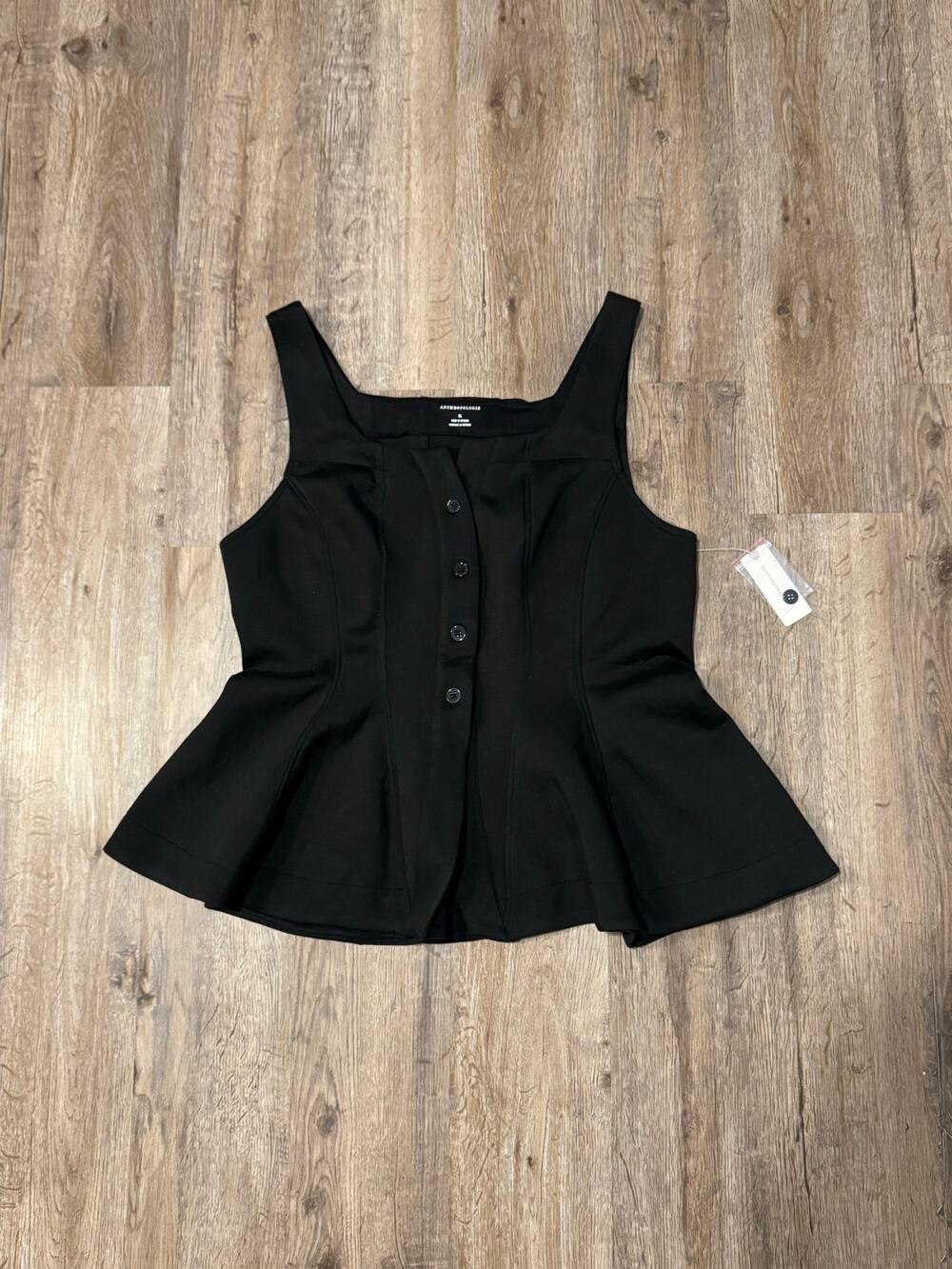 Anthropologie Women’s Seamed Scuba Corset Tank Size XL